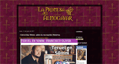 Desktop Screenshot of lapromesadelalmogavar.blogspot.com