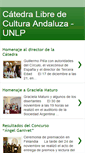 Mobile Screenshot of catedraandaluza.blogspot.com