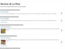 Tablet Screenshot of lapezarecetas.blogspot.com