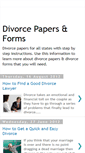 Mobile Screenshot of free-divorce-papers.blogspot.com