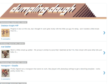 Tablet Screenshot of dumplingdough.blogspot.com