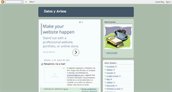 Desktop Screenshot of datoavisos.blogspot.com