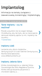 Mobile Screenshot of implantolog-poznan.blogspot.com