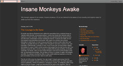 Desktop Screenshot of insanemonkeysawake.blogspot.com