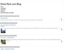 Tablet Screenshot of estes-park-blog.blogspot.com