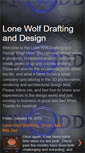 Mobile Screenshot of lonewolfdraftinganddesign.blogspot.com