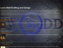 Tablet Screenshot of lonewolfdraftinganddesign.blogspot.com