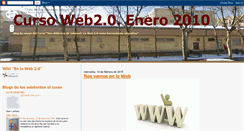 Desktop Screenshot of cursoenero2010.blogspot.com