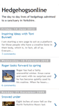 Mobile Screenshot of hedgehogsonline.blogspot.com
