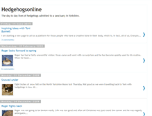 Tablet Screenshot of hedgehogsonline.blogspot.com
