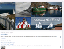 Tablet Screenshot of missingtherock.blogspot.com