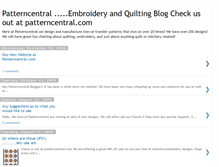 Tablet Screenshot of patterncentral.blogspot.com