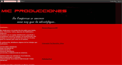 Desktop Screenshot of micproducciones.blogspot.com