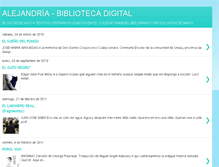 Tablet Screenshot of alejandriabibliotecadigital.blogspot.com