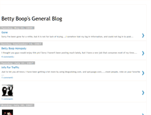 Tablet Screenshot of bettyboopsgeneralblog.blogspot.com