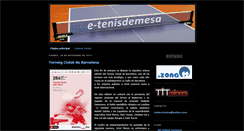 Desktop Screenshot of e-tenisdemesa.blogspot.com