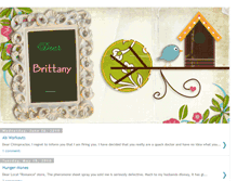 Tablet Screenshot of dearbritt.blogspot.com