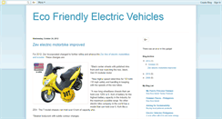 Desktop Screenshot of electric-motorcycles.blogspot.com