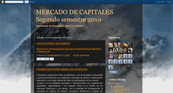 Desktop Screenshot of mercadocapitales2010anr.blogspot.com