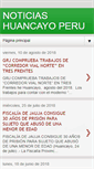 Mobile Screenshot of noticiashuancayoperu.blogspot.com