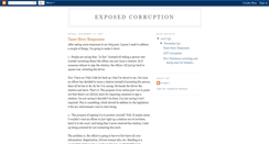 Desktop Screenshot of exposedcorruption.blogspot.com