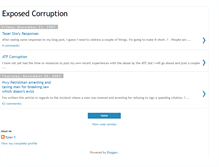 Tablet Screenshot of exposedcorruption.blogspot.com