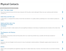 Tablet Screenshot of physicalcontacts.blogspot.com