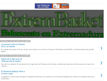 Tablet Screenshot of extrembasket.blogspot.com