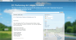 Desktop Screenshot of dcpalbulletins.blogspot.com
