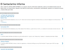 Tablet Screenshot of elsantaclarinoinforma.blogspot.com