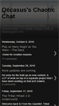 Mobile Screenshot of chaoticoccasus.blogspot.com