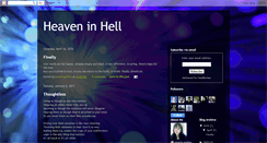 Desktop Screenshot of hvninhell.blogspot.com