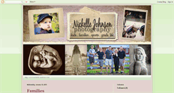 Desktop Screenshot of nickellejohnsonphotography.blogspot.com