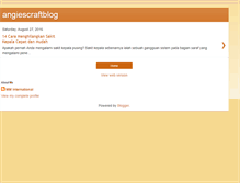Tablet Screenshot of angiescraftblog.blogspot.com