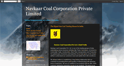 Desktop Screenshot of navkaarcoalcorppvtltd.blogspot.com