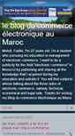 Mobile Screenshot of maroc-commerce-electronique.blogspot.com