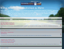 Tablet Screenshot of maroc-commerce-electronique.blogspot.com