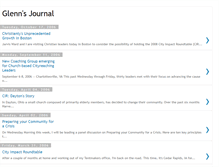 Tablet Screenshot of glennsjournal.blogspot.com
