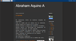 Desktop Screenshot of abrahamaquinoaedo.blogspot.com