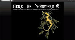 Desktop Screenshot of herebemonsters-david.blogspot.com