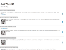 Tablet Screenshot of justwareit.blogspot.com