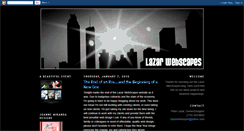 Desktop Screenshot of lazarwebscapes.blogspot.com