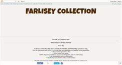 Desktop Screenshot of farliseycollection.blogspot.com