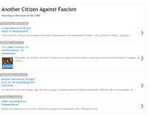 Tablet Screenshot of anothercitizenagainstfascism.blogspot.com