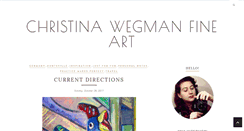 Desktop Screenshot of christinawegman.blogspot.com