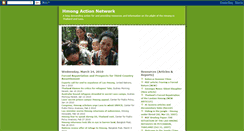 Desktop Screenshot of hmongactionnetwork.blogspot.com