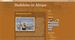 Desktop Screenshot of madeleine-does-africa.blogspot.com