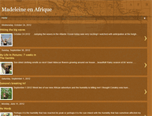 Tablet Screenshot of madeleine-does-africa.blogspot.com