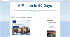 Desktop Screenshot of amillionin90days.blogspot.com