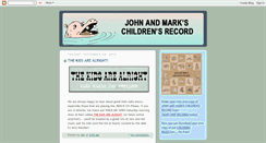 Desktop Screenshot of johnandmarkschildrensrecord.blogspot.com
